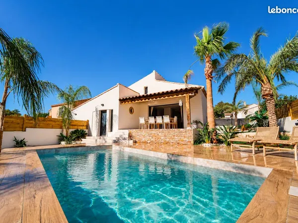Villa 160 m² - Piscine Bali - 3 chambres - Garage 35 m² - Terrain 600 m²