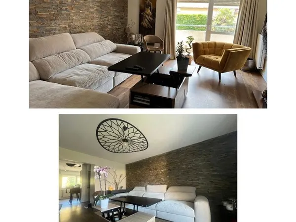 Voreppe - T3 70m² refait à neuf - traversant - 2 chambres - parking - local 7m² - balcon -dispo mi-o