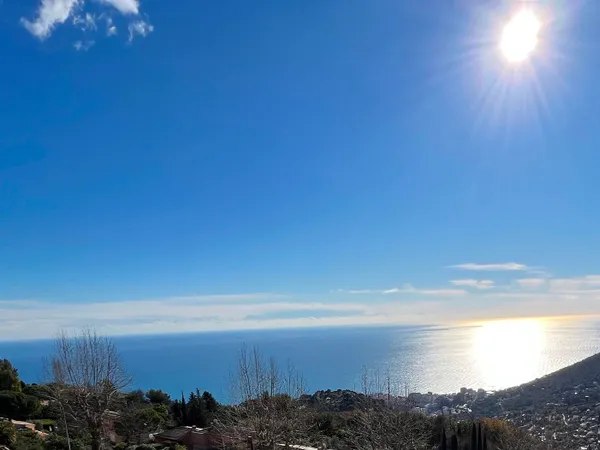 Terrain constructible proche Monaco, vue mer