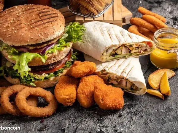 à vendre - fonds de commerce snack/kebab/restauration rapide avec tout le matériel - blain (44)