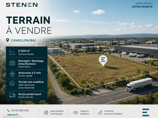 Terrain 6 599 m² Cavaillon