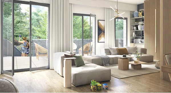 Duplex/triplex 5 pièces 105 m²