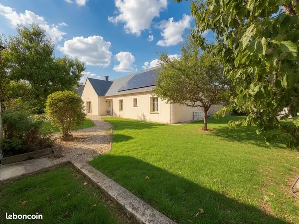 Vente | Maison plain pieds | 7p | 4ch | 154 m² | Saint-Pierre-lès-Nemours | Expo Sud | Terrasse | Ga