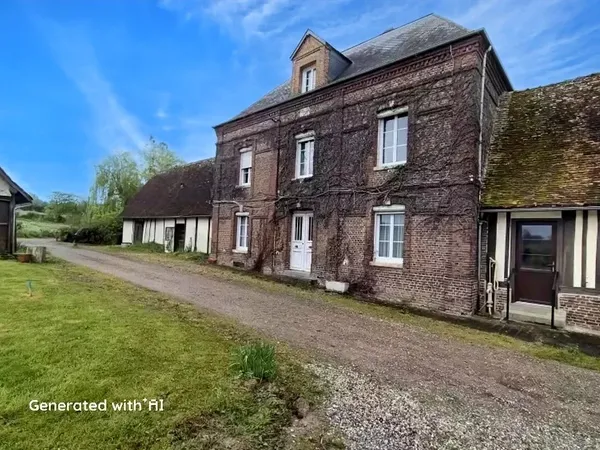 Charmante ferme normande de 193 m² à Bully