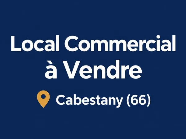 À VENDRE Local commercial de 74 m2 à Cabestany