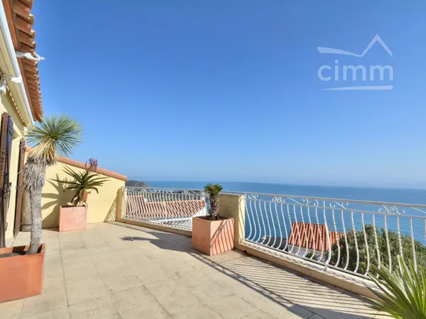 VENTE A CERBERE - SUPERBE VILLA ATYPIQUE 6 PIECES VUE MER - 66290 - PYRENEES ORIENTALES - REGION OCC