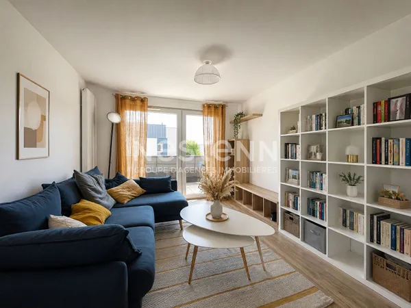 Appartement à louer à Plescop - T3 meublé 59.74m² avec 2 places de stationnement