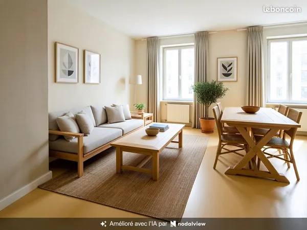 35380 Appartement T4 duplex Plelan le grand