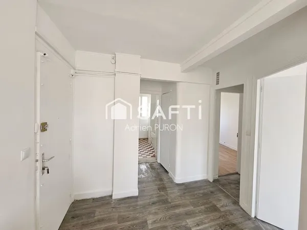 Beau 3 pièces lumineux et rénové  52 m²- A saisir rapidement