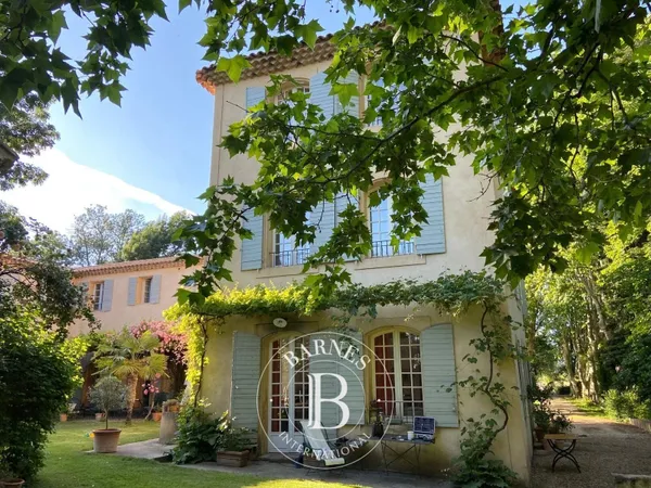Location meublée - Puyricard - Bastide rénovée - Piscine
