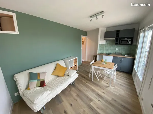 Studio Bordeaux Nansouty rénové et lumineux 24m2