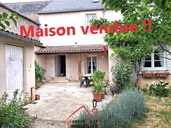 Maiosn en centre ville, 3 chambres + jardin + garage !