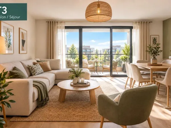 Appartement 3 pièces 63 m²