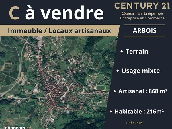 Terrain 1084 m² ARBOIS