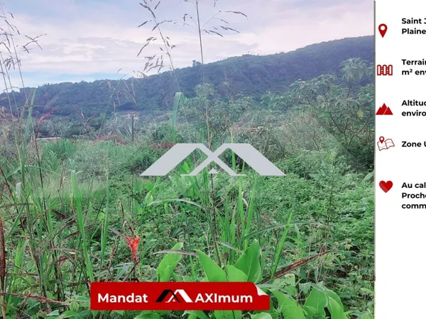 Terrain de 333 m² constructible à La Plaine des Grègues