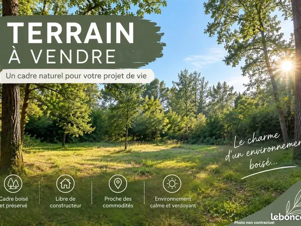 Terrain 786 m² Jard Sur Mer