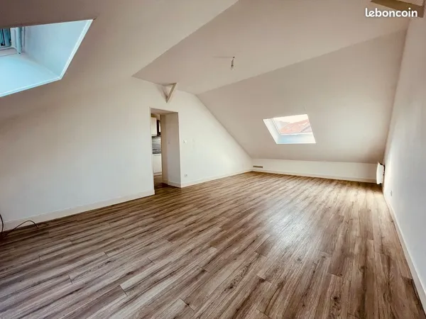 "Joli et Grand T2 lumineux de 74 m² - rue Lesage à Reims proche Gare de Reims à 5 min - Faibles char