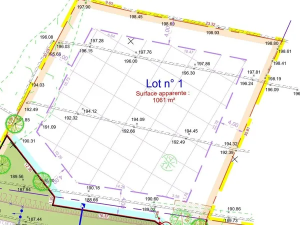 Terrain 1 000 m² La Valette Du Var