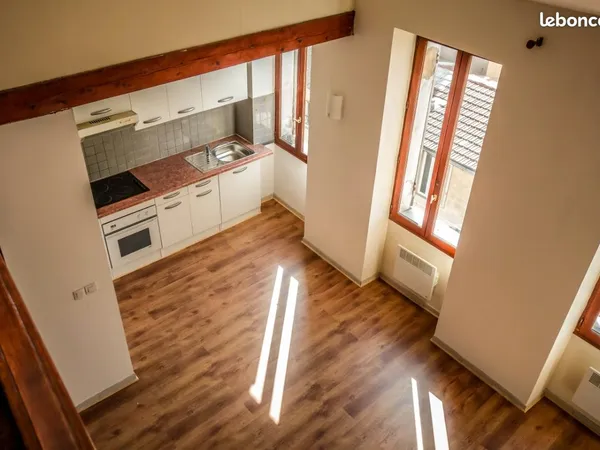 Loue loft/T2 45m2, refait à neuf, calme et ensoleillé,