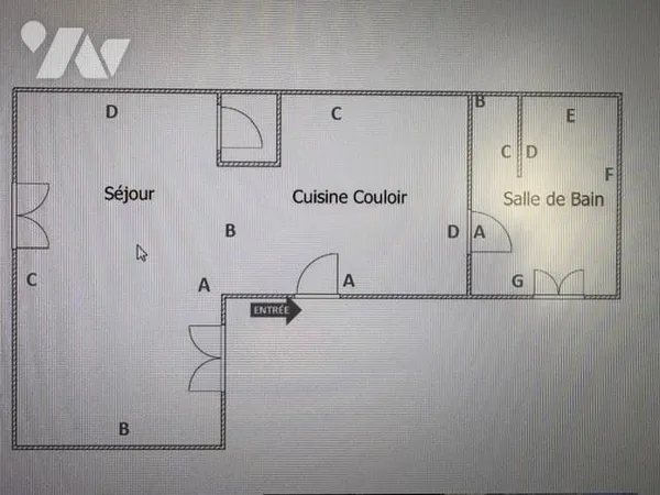 Appartement 1 pièce 31 m²
