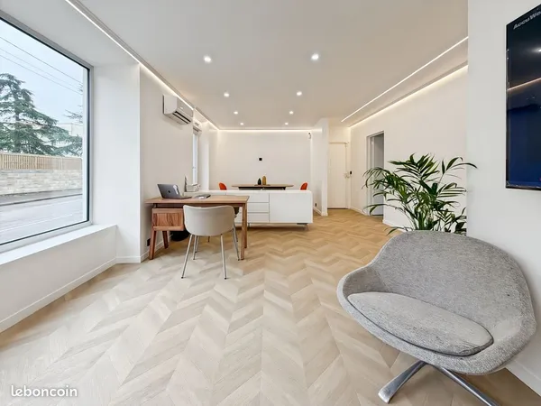 Bien atypique 50 m² - Commerce & Appartement - Jardin, box 22 m², cave Grenier
