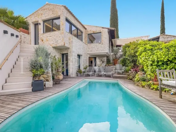 cannes montfleury maison vue mer piscine a louer