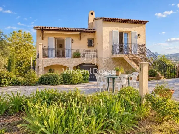 NICE - PESSICART | MAISON INDIVIDUELLE + APERCUE MER + DÉPENDANCE | TERRAIN 2 800 M²