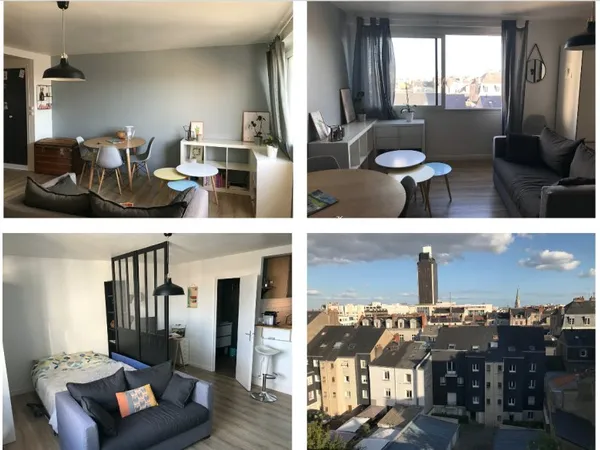 Loue T1bis 38m² place Viarme Nantes