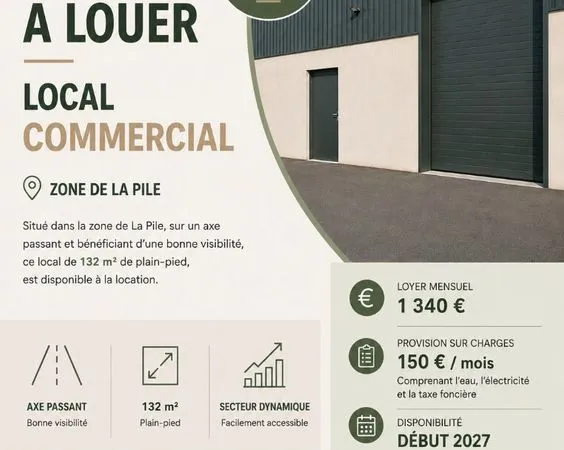 Local 132 m² SAINT CANNAT