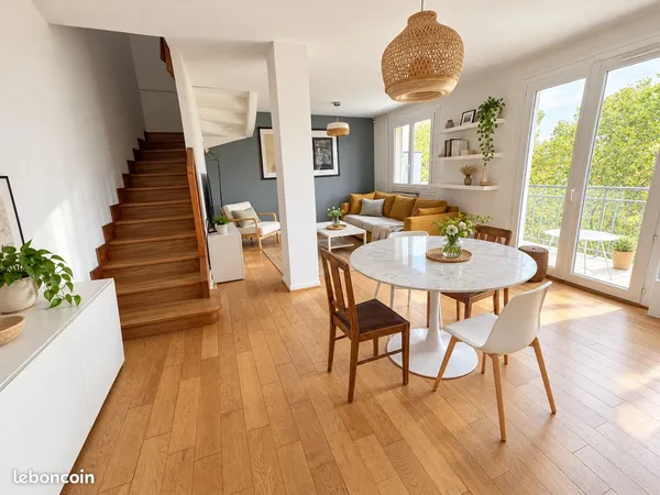 T3 duplex avec balcon - Toulouse, port St Sauveur