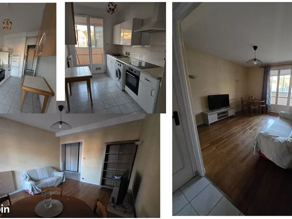 À louer - Appartement meublé 2 chambres avec garage et vue dégagée sur le Puy de Dôme