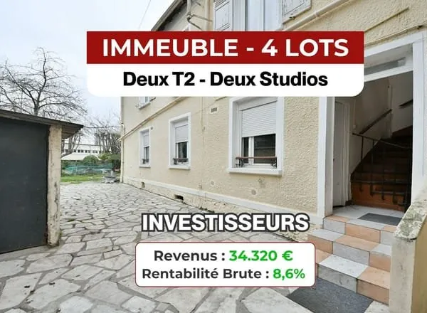 IMMEUBLE DE RAPPORT - 4 LOTS