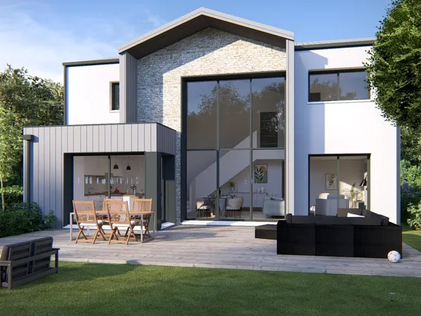Terrain + maison 200 m²