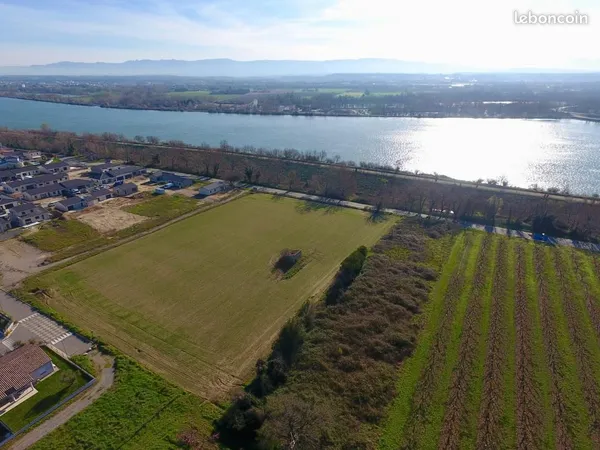 Terrain 341 m² Charmes Sur Rhone