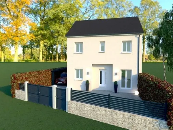 Projet de construction d'une maison 103 m² avec terrain à PROVINS (77)