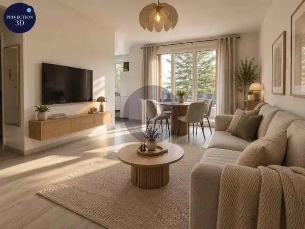 Appartement 3 pièces 52 m²