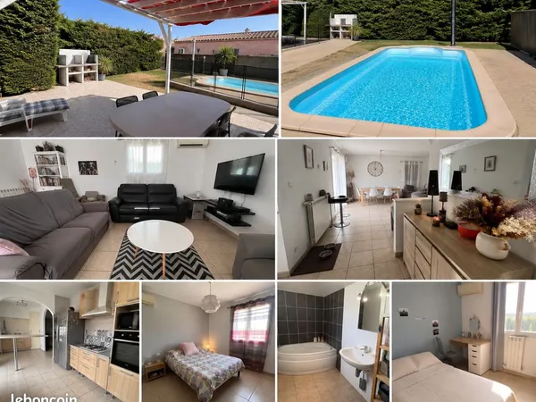 Villa 4 faces avec piscine - Baho