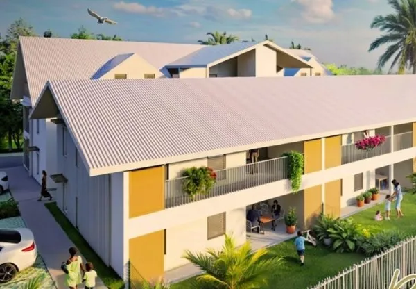 A VENDRE: Appartement T3 avec jardin à BAIE MAHAULT (971)