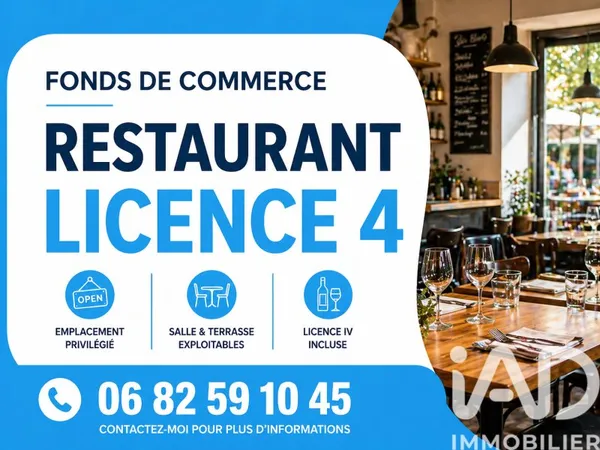 Fonds de commerce 160 m²