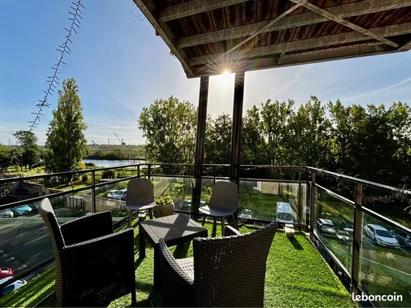 T3 - Balcon avec superbe vue canal - 2 parkings