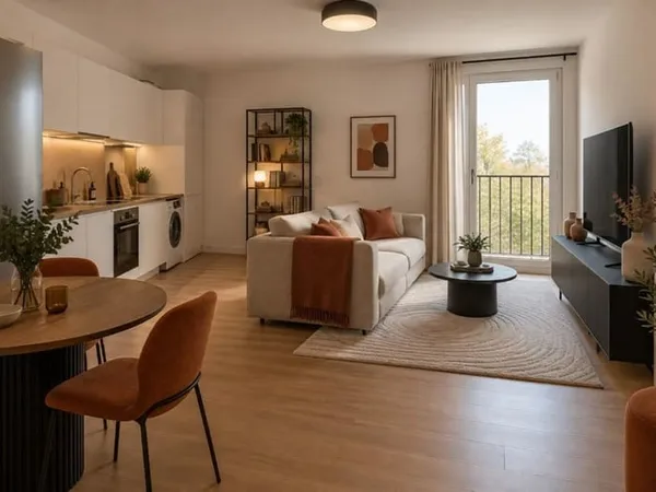 JOLI STUDIO AU 3E ÉTAGE  PROCHE RER A ET RER E  RÉSIDENCE PAYSAGÈRE