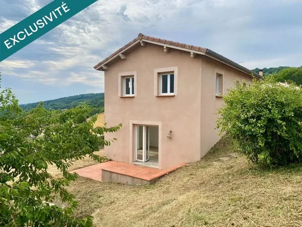 Maison 3 chambres, garage et jardin attenant