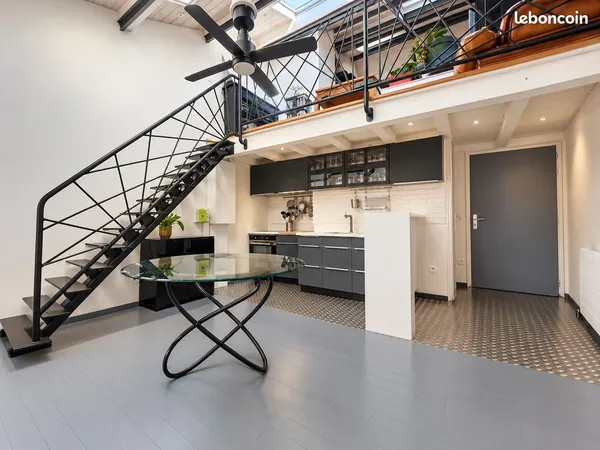 T2 66 m² + terrasse | Esprit loft | Rénovation complète | Chambéry centre
