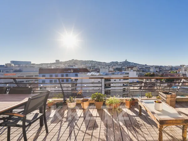 Duplex avec grande terrasse, vue imprenable et double box
