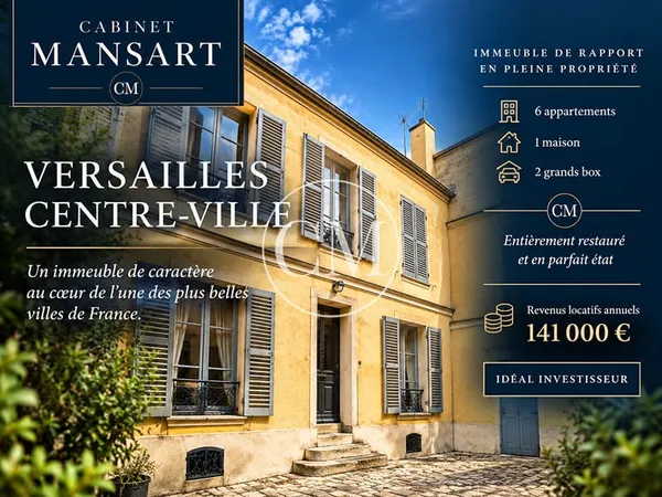 VERSAILLES IMMEUBLE RIVE DROITE MARCHE