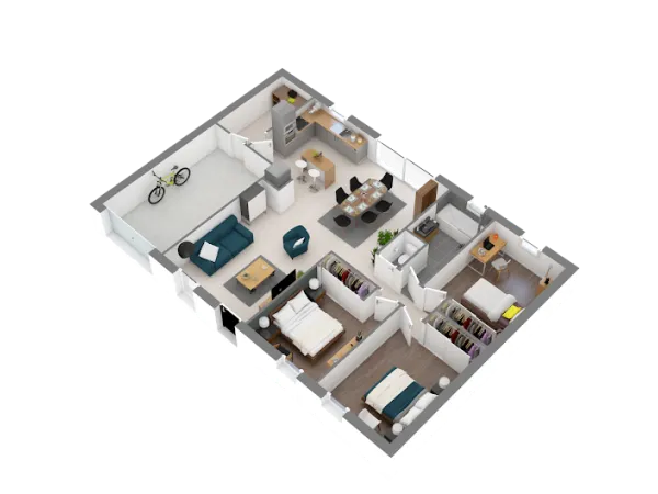 Maison neuve 4 pièces 82 m²