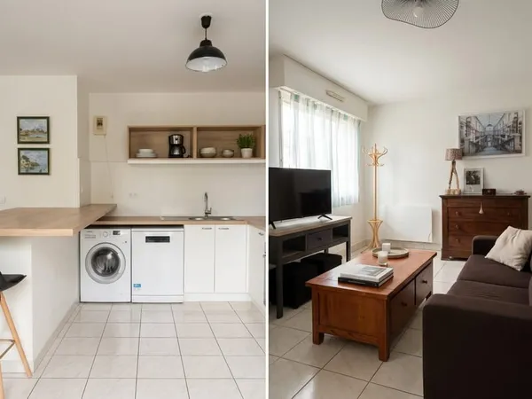 À LOUER APPARTEMENT AVEC BALCON ET GARAGE BOX FERMÉ NANT