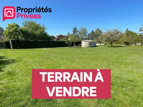 Terrain 1010m2 constructible libre constructeur centre Anet 107000 FAI