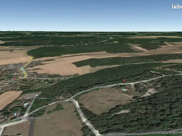 Vente terrain 5.760 m² Valpuiseaux (91720) 70.000