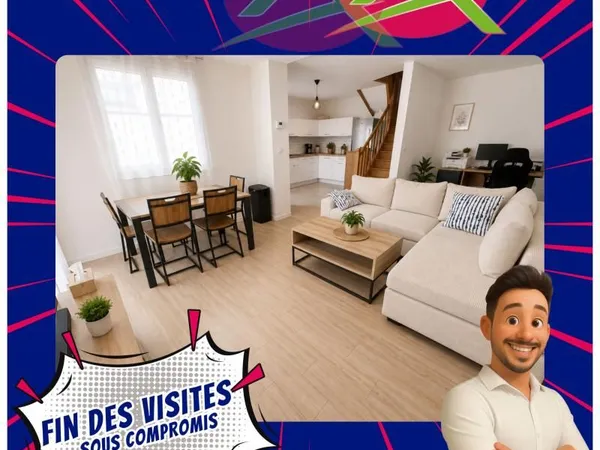 Maison de ville 3 pièces 66 m²